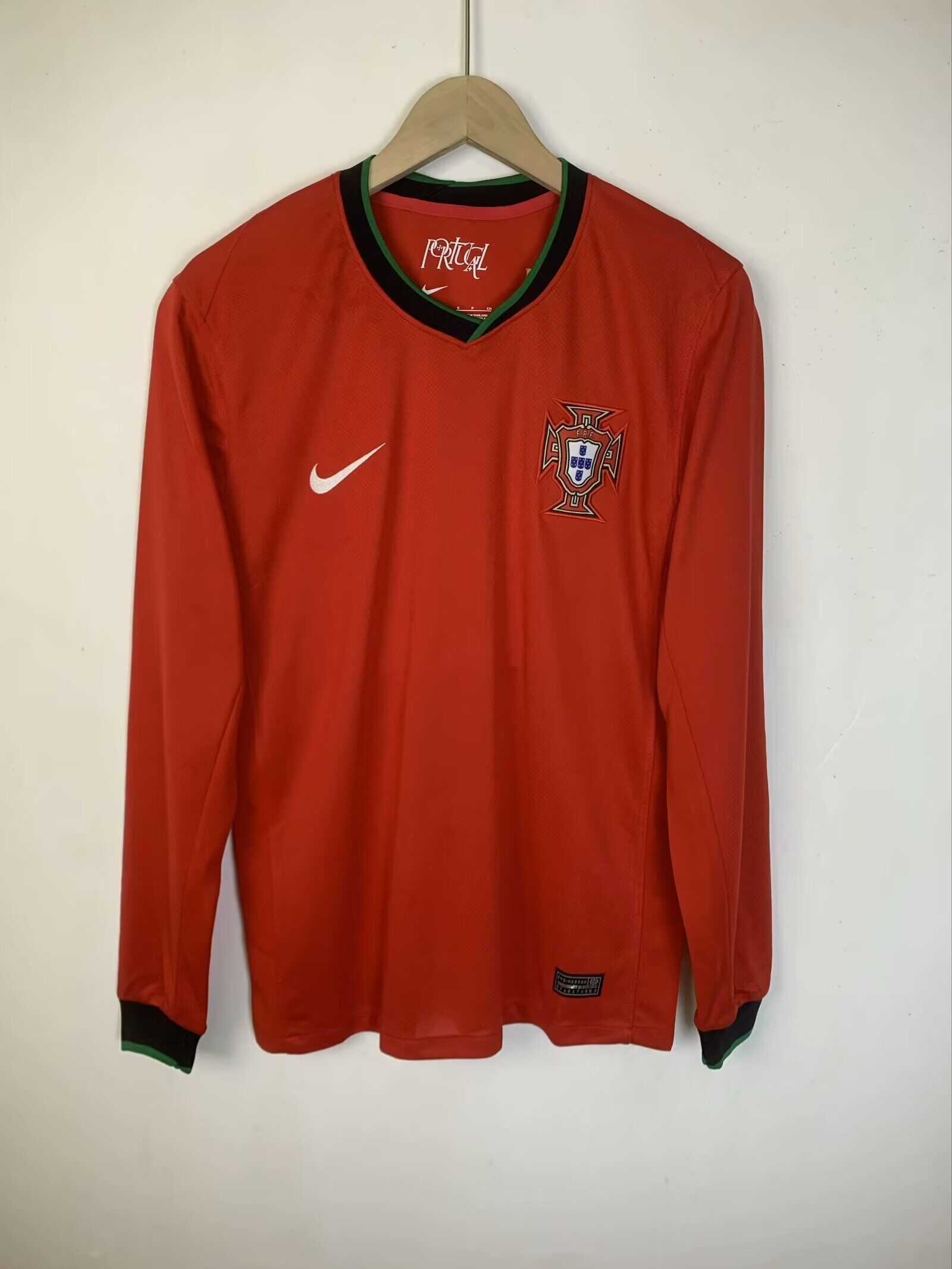 AAA Quality Portugal 2024 Euro Home Long Soccer Jersey